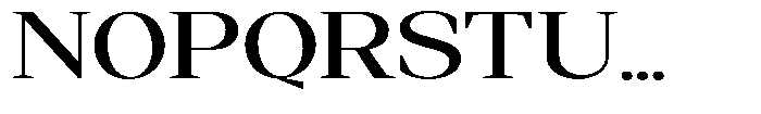 Regante Medium Expanded Font UPPERCASE