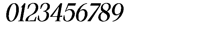 Regante Medium Semi Condensed Slant Font OTHER CHARS