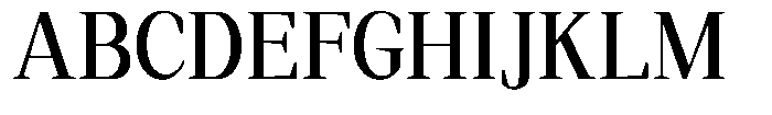 Regante Medium Semi Condensed Font UPPERCASE