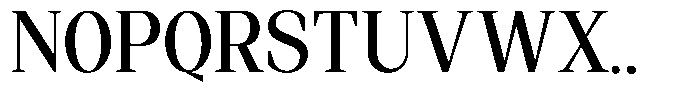 Regante Medium Semi Condensed Font UPPERCASE