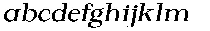 Regante Medium Semi Expanded Slant FONT