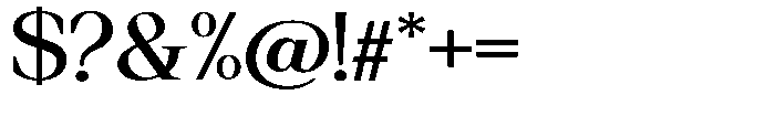 Regante Medium Semi Expanded Font OTHER CHARS