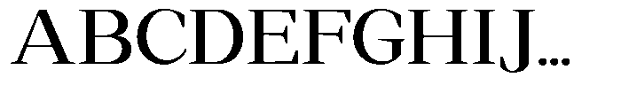 Regante Medium Semi Expanded Font UPPERCASE