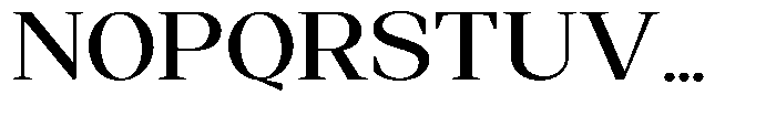 Regante Medium Semi Expanded Font UPPERCASE