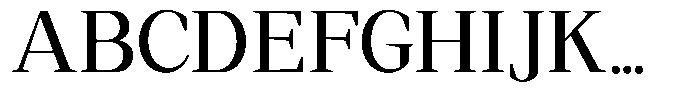 Regante Medium Font UPPERCASE