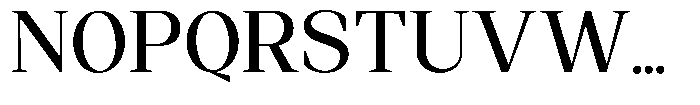 Regante Medium Font UPPERCASE