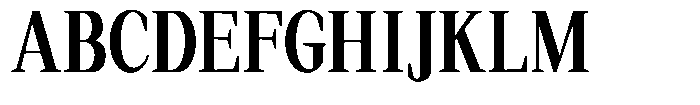 Regante Semi Bold Condensed Font UPPERCASE