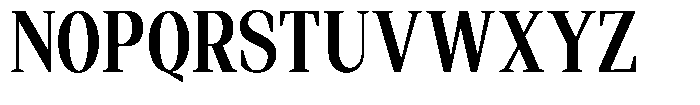 Regante Semi Bold Condensed Font UPPERCASE
