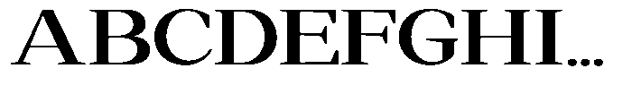 Regante Semi Bold Expanded Font UPPERCASE