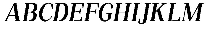 Regante Semi Bold Semi Condensed Slant Font UPPERCASE