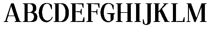 Regante Semi Bold Semi Condensed Font UPPERCASE