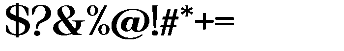Regante Semi Bold Semi Expanded Font OTHER CHARS