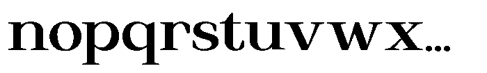 Regante Semi Bold Semi Expanded Font LOWERCASE
