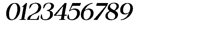 Regante Semi Bold Slant Font OTHER CHARS