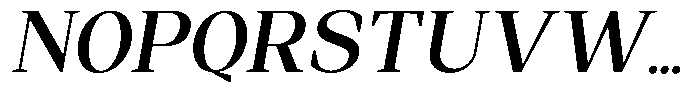 Regante Semi Bold Slant Font UPPERCASE