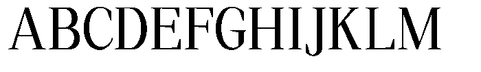 Regante Semi Condensed Font UPPERCASE