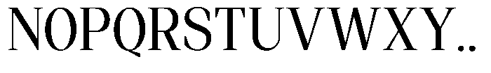 Regante Semi Condensed Font UPPERCASE