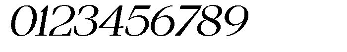 Regante Semi Expanded Slant Font OTHER CHARS