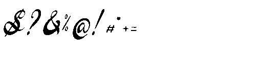 Regarding Wayback Regular Font OTHER CHARS