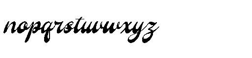 Regarding Wayback Regular Font LOWERCASE