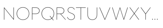 Regards Hairline Font UPPERCASE