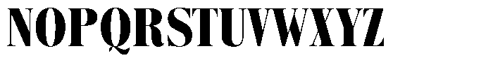 Regaris Extra Bold Condensed Font UPPERCASE