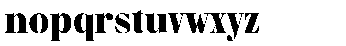 Regaris Extra Bold Condensed Font LOWERCASE