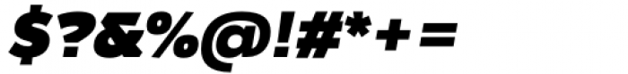 Regave Black Italic Font OTHER CHARS