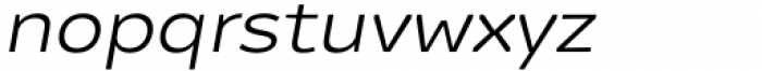 Regave Light Italic Font LOWERCASE
