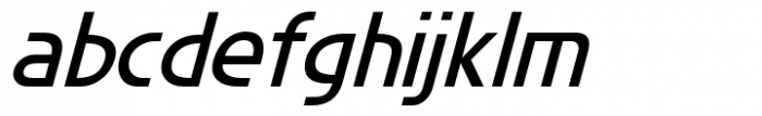 Regeneration Light Italic Font LOWERCASE