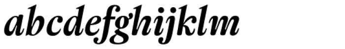 Regent Pro Bold Italic Font LOWERCASE