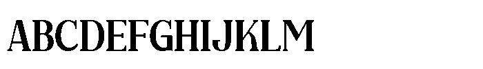 Regflina Regular Font UPPERCASE
