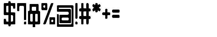 Regglid Sans Black Condensed Font OTHER CHARS