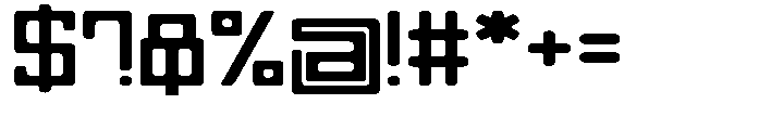 Regglid Sans Black Expanded Font OTHER CHARS