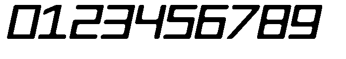 Regglid Sans Black Slanted Expanded Font OTHER CHARS