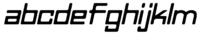 Regglid Sans Black Slanted FONT