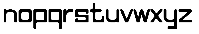 Regglid Sans Black Font LOWERCASE