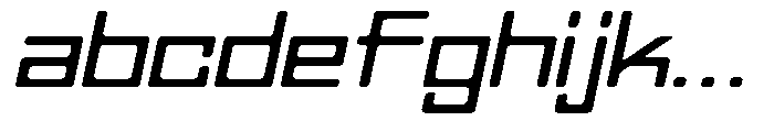 Regglid Sans Bold Slanted Expanded FONT