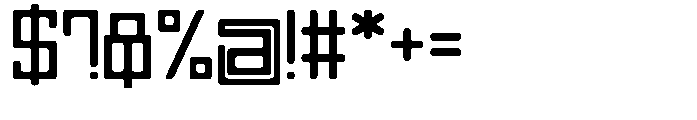 Regglid Sans Bold Font OTHER CHARS