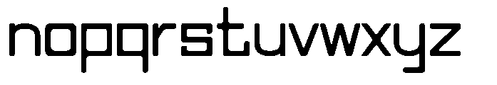 Regglid Sans Bold Font LOWERCASE