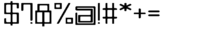 Regglid Sans Expanded Font OTHER CHARS