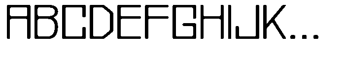 Regglid Sans Expanded Font UPPERCASE