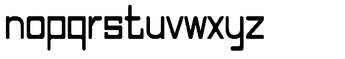 Regglid Sans Extra Bold Condensed Font LOWERCASE