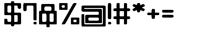 Regglid Sans Extra Bold Expanded Font OTHER CHARS