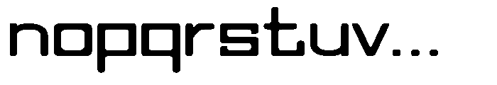 Regglid Sans Extra Bold Expanded Font LOWERCASE