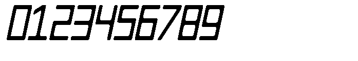 Regglid Sans Extra Bold Slanted Condensed Font OTHER CHARS