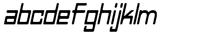 Regglid Sans Extra Bold Slanted Condensed FONT