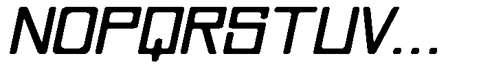 Regglid Sans Extra Bold Slanted Expanded Font UPPERCASE