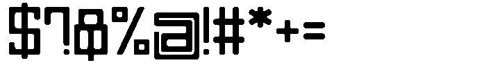 Regglid Sans Extra Bold Font OTHER CHARS