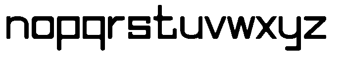 Regglid Sans Extra Bold Font LOWERCASE